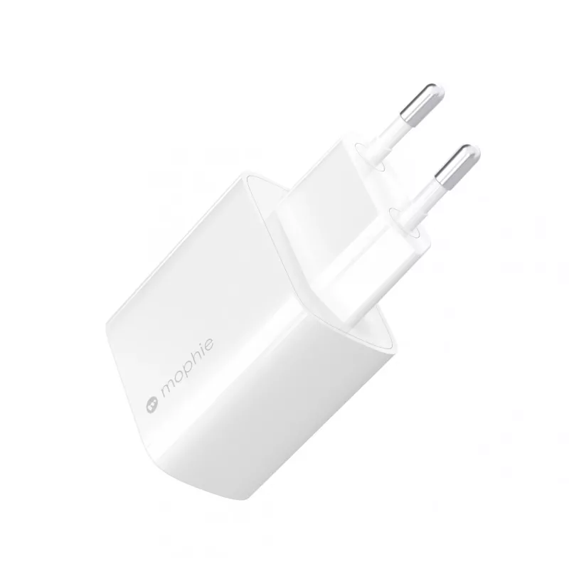 Sieninis adapteris mophie Accessories USB-C 30W GaN Baltas EU Greitas įkrovimas