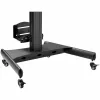 StarTech.com Mobilioji darbo stotelė su monitoriaus laikikliu, CPU/PC laikikliu, klaviatūros lentyna - ergonomiškas reguliuojamo aukščio stalas ant ratukų
