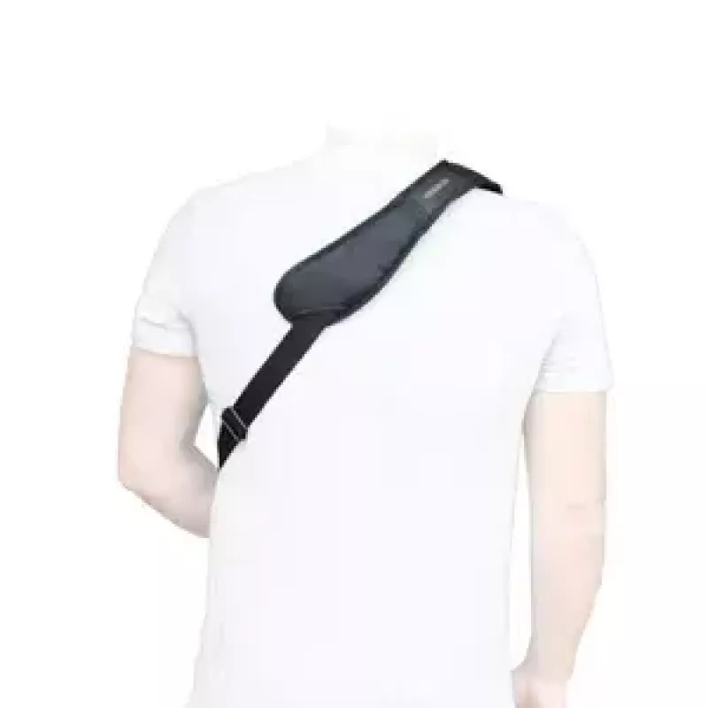 Pečių diržas Mobilis ERGONOMIC SHOULDER STRAP nešiojamam kompiuteriui Juodas Karabinas