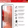Displex Full Cover apsauginis stiklas Samsung Galaxy S22 Ultra, grūdintas stiklas