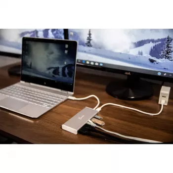 j5create JCD381-N USB Type-C™ dvigubas HDMI mini dokas - Ethernet / USB 3.1 HUB / PD2.0