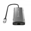 j5create JCD393 4K60 Elite USB-C® 10Gbps Mini Dock, Pilka