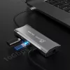 j5create JCD393 4K60 Elite USB-C® 10Gbps Mini Dock, Pilka