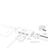 USB šakotuvas j5create JUH340 4 prievadų USB 3.0 juodas aliuminis