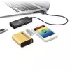 USB šakotuvas j5create JUH340 4 prievadų USB 3.0 juodas aliuminis