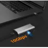 j5create JCD392 4K60 Elite USB-C® 10Gbps kelioninis dokas, pilka spalva