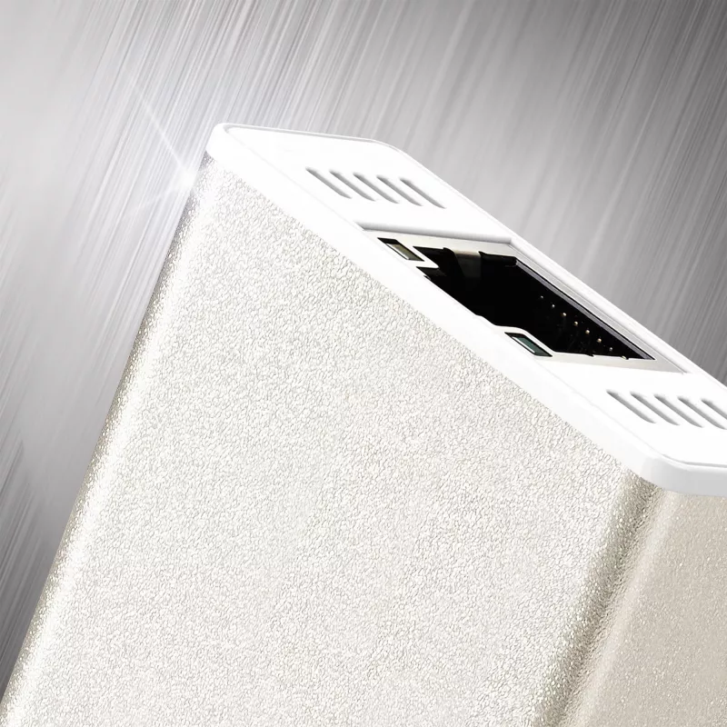 j5create JCH471 USB-C™ Gigabit Ethernet ir USB stotelės adapteris, metalinis šampano