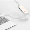 j5create JCH471 USB-C™ Gigabit Ethernet ir USB stotelės adapteris, metalinis šampano