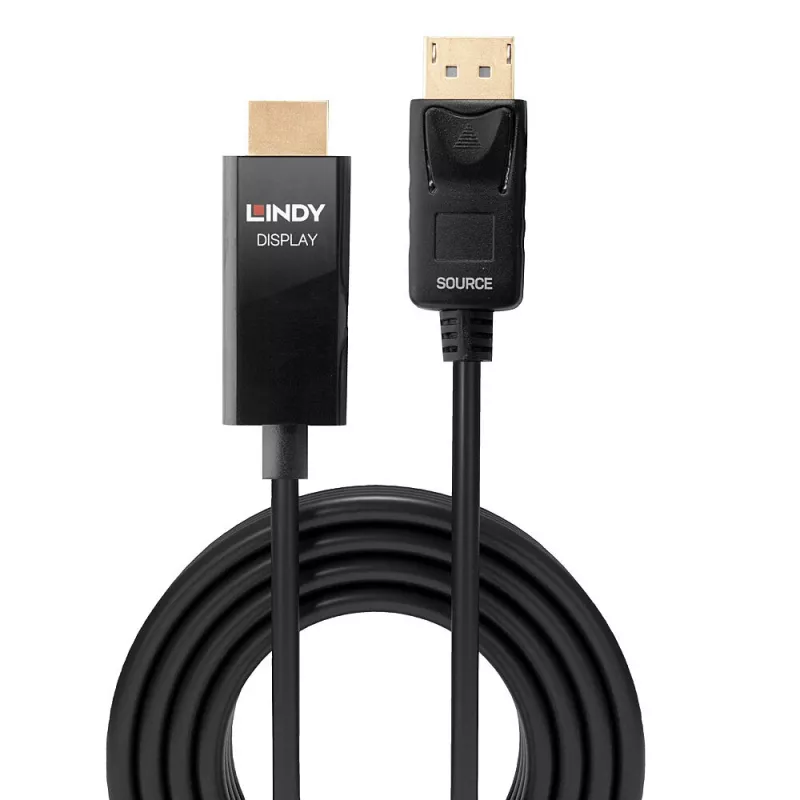 Lindy 5m DP į HDMI adapterio laidas su HDR
