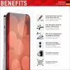 Displex apsauginis stiklas iPhone 14 Plus su grūdintu stiklu ir dėklu