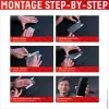 Displex Smart Glass (9H) apsauginis stiklas Samsung Galaxy S21 FE, su montavimo lipdukais, nedūžtantis, itin plonas, nematomas
