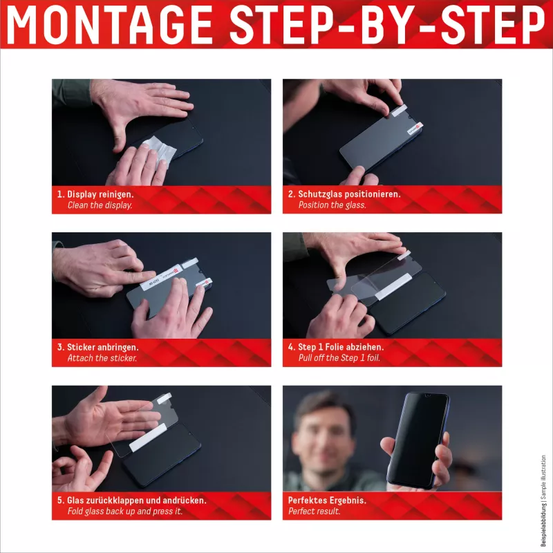 Displex Smart Glass (9H) apsauginis stiklas Samsung Galaxy S21 FE, su montavimo lipdukais, nedūžtantis, itin plonas, nematomas