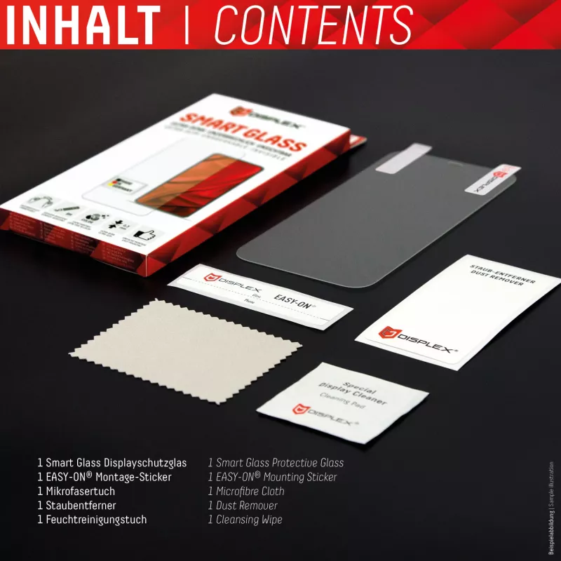 Displex Smart Glass (9H) apsauginis stiklas Samsung Galaxy S21 FE, su montavimo lipdukais, nedūžtantis, itin plonas, nematomas