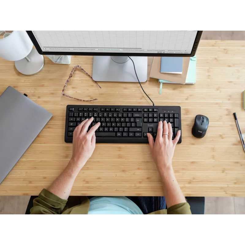 Trust TM-201 pelė Office RF belaidė optinė 1600 DPI