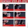 Displex Smart Glass (9H) apsauginis stiklas, skirtas Google Pixel 6a, su montavimo lipdukais, nedūžtantis