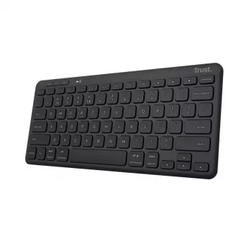Trust Lyra belaidė klaviatūra Office USB RF Bluetooth vokiškas išdėstymas juoda be skaičių bloko
