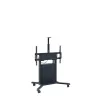 Hagor HP Twin Lift M-B 2,18 m mobilus elektrinis kėlimo stovas televizoriui, juodas, max 120 kg