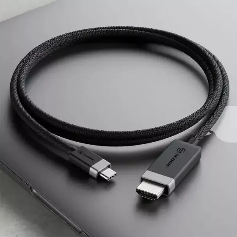 ALOGIC FUCHD2-SGR vaizdo kabelio adapteris 2 m HDMI Type A USB Type-C pilka