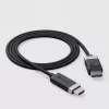 ALOGIC FUDPHD2-SGR vaizdo kabelio adapteris 2 m DisplayPort HDMI juoda pilka
