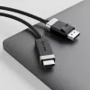 ALOGIC FUDPHD2-SGR vaizdo kabelio adapteris 2 m DisplayPort HDMI juoda pilka