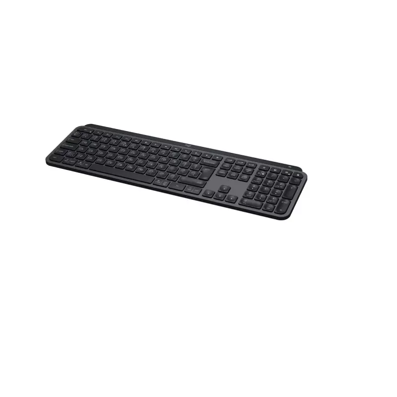 Logitech MX Keys S belgiška AZERTY klaviatura, RF belaidė + Bluetooth, grafito spalva