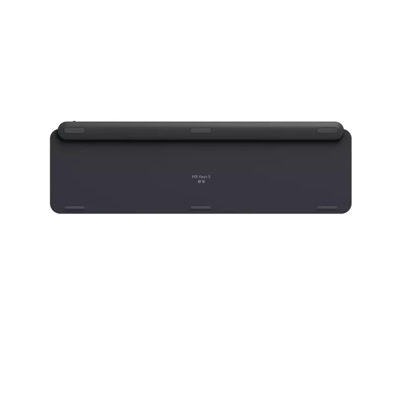 Logitech MX Keys S belgiška AZERTY klaviatura, RF belaidė + Bluetooth, grafito spalva