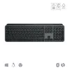 Logitech MX Keys S belgiška AZERTY klaviatura, RF belaidė + Bluetooth, grafito spalva