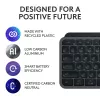 Logitech MX Keys S belgiška AZERTY klaviatura, RF belaidė + Bluetooth, grafito spalva