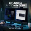 Logitech MX Keys S belgiška AZERTY klaviatura, RF belaidė + Bluetooth, grafito spalva