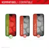 Displex apsauginis stiklas + dėklas Apple iPhone 15 Plus, su EASY-ON® Eco montavimo rėmeliu, atsparus įbrėžimams