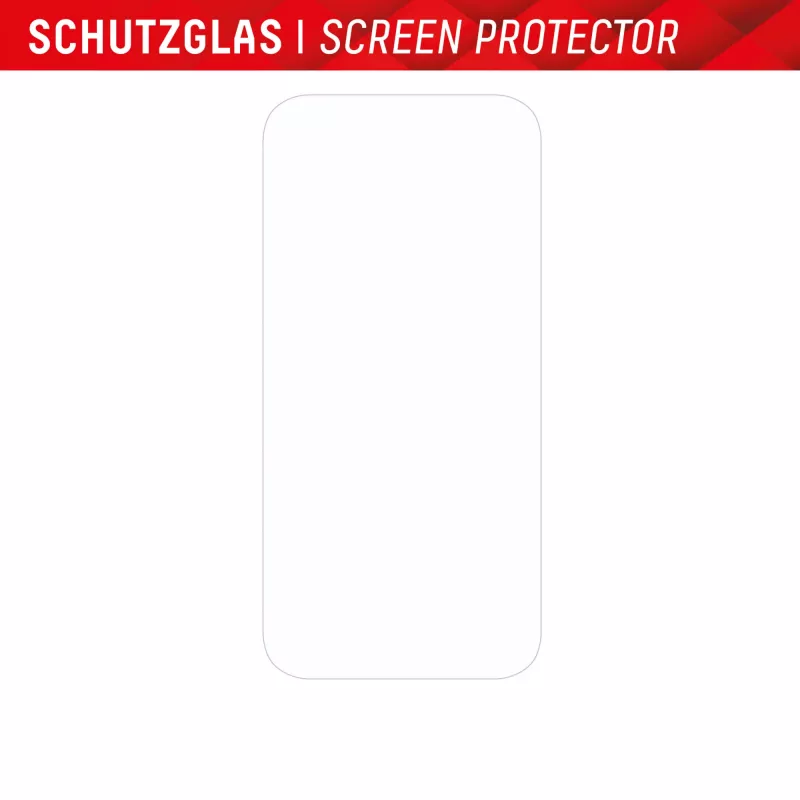 Displex apsauginis stiklas + dėklas Apple iPhone 15 Plus, su EASY-ON® Eco montavimo rėmeliu, atsparus įbrėžimams