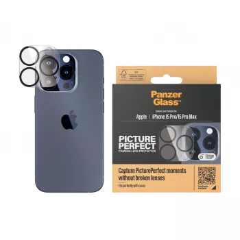 PanzerGlass® PicturePerfect kameros objektyvo apsauga iPhone 15 Pro | 15 Pro Max