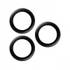 PanzerGlass® Hoops® Metalinis fotoaparato lęšio apsauginis žiedas juodas, skirtas iPhone 15 Pro / 15 Pro Max