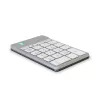 R-Go Tools Numpad Break ergonominis skaitmeninis blokas su pertraukų programine įranga, Bluetooth, baltas