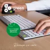 R-Go Tools Numpad Break ergonominis skaitmeninis blokas su pertraukų programine įranga, Bluetooth, baltas