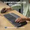 Belaidė ergonominė klaviatūra Logitech Wave Keys for Business, pilno dydžio