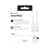 mophie essentials įkrovimo laidas | 1 m USB 2.0 USB-C baltas