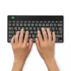 Ergonominė klaviatūra R-Go Compact Break, kompaktiška su pertraukų programine įranga, QWERTZ (DE), Bluetooth, juoda