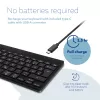 Ergonominė klaviatūra R-Go Compact Break, kompaktiška su pertraukų programine įranga, QWERTZ (DE), Bluetooth, juoda