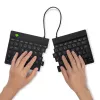 Ergonominė klaviatūra R-Go Tools R-Go Split Break su pertraukų programine įranga, išskirta klaviatūra, QWERTZ (DE), Bluetooth, juoda