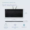 Ergonominė klaviatūra R-Go Tools R-Go Split Break su pertraukų programine įranga, išskirta klaviatūra, QWERTZ (DE), Bluetooth, juoda