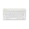 Ergonominė klaviatūra R-Go Tools Compact Break, kompaktiška, su pertraukų programine įranga, QWERTZ (DE), Bluetooth, balta