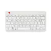 Ergonominė klaviatūra R-Go Tools Compact Break, kompaktiška, su pertraukų programine įranga, QWERTZ (DE), Bluetooth, balta