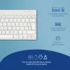 Ergonominė klaviatūra R-Go Tools Compact Break, kompaktiška, su pertraukų programine įranga, QWERTZ (DE), Bluetooth, balta
