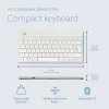 Ergonominė klaviatūra R-Go Tools Compact Break, kompaktiška, su pertraukų programine įranga, QWERTZ (DE), Bluetooth, balta