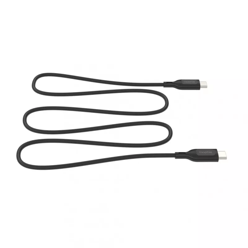 USB-C į USB-C įkrovimo laidas 1 m — Zagg International mophie essentials, USB 2.0, Juoda