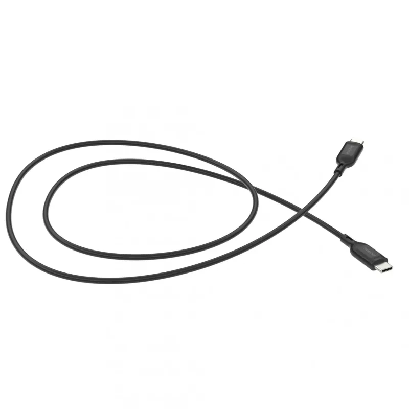 USB-C į USB-C įkrovimo laidas 1 m — Zagg International mophie essentials, USB 2.0, Juoda