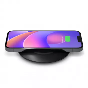 mophie essentials belaidžio įkrovimo padėklas 15W, juodas, USB