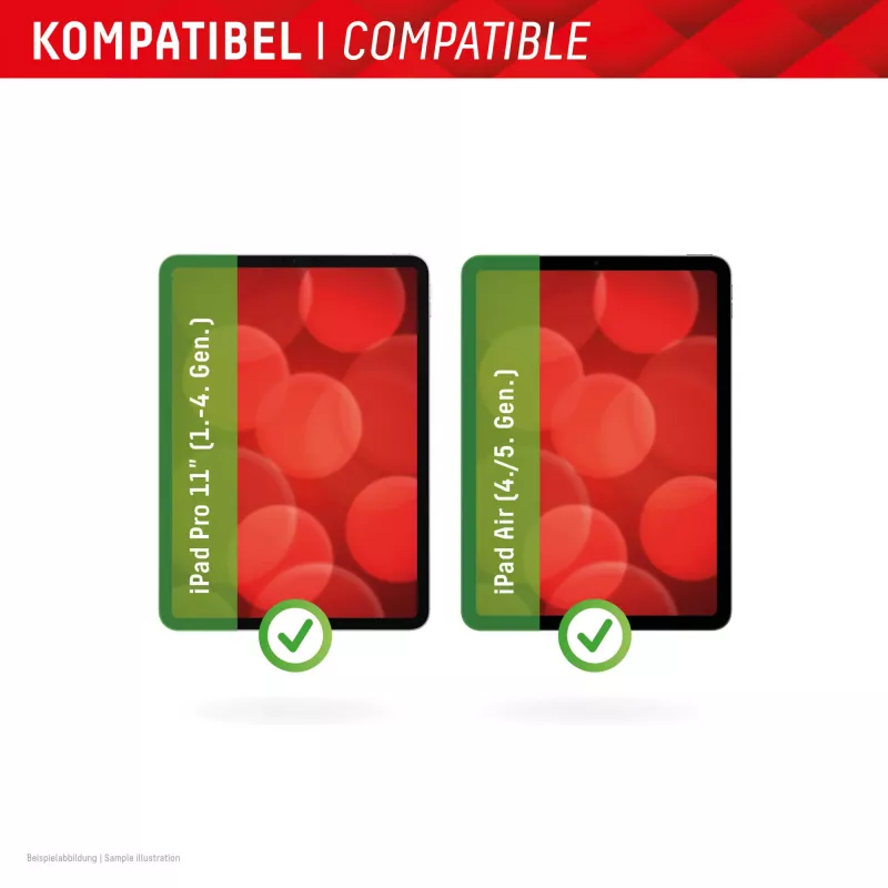 Displex TABLET PAPERSENSE apsauginė plėvelė iPad Pro 11'' (1./2./3./4. kart.)/Air (4./5. kart.), nuimama rašymo ar piešimo plėvelė su popieriaus pojūčiu