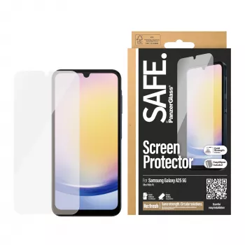 PanzerGlass SAFE. by ® apsauginis stiklas Samsung Galaxy A25 5G | Ultra-Wide Fit su EasyAligner
